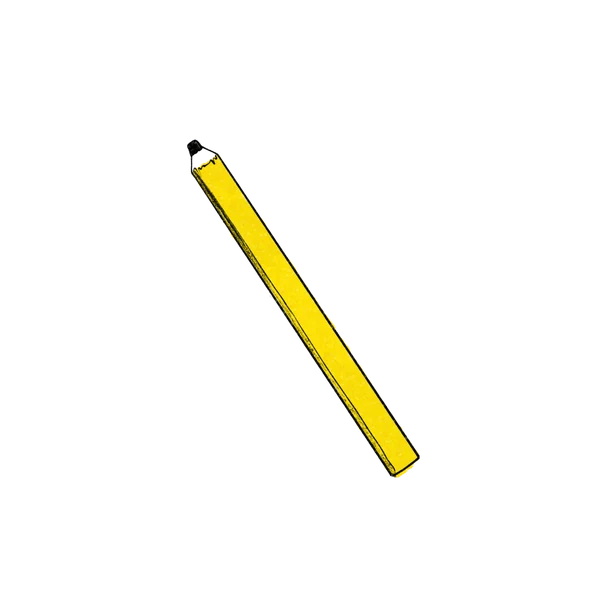 Carpenter pencil illustration